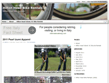 Tablet Screenshot of bikerentalhiltonhead.com